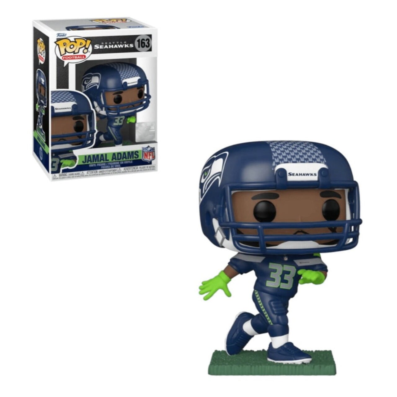 Jamal Adams Funko Pop Seahawks Vinyl Collectible Figure 375 Inches Mt